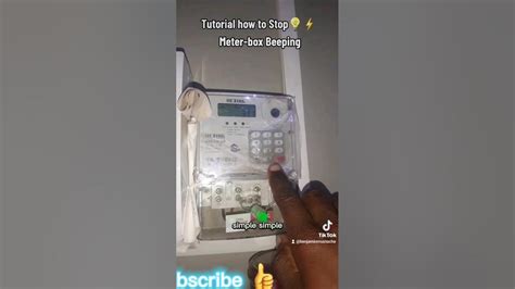 electric meter box making noise|electricity meter box beeping.